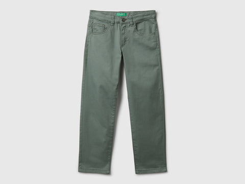 Calças cinco bolsos em algodão stretch - ucb_image_FS