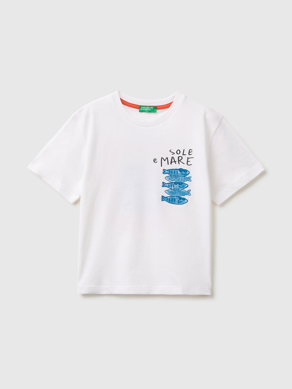 Oversized T-shirt with print and embroidery - ucb_image_FS