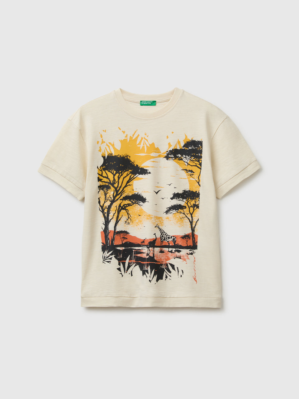 Crew neck T-shirt with print - ucb_image_FS