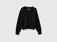 Camisola boxy fit com decote em V - ucb_image_FS