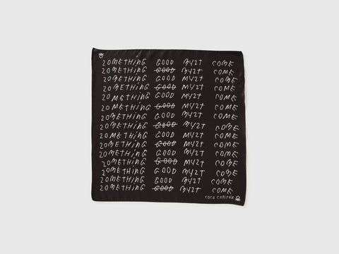 Foulard nero con scritte Coco Capitán - ucb_image_FS