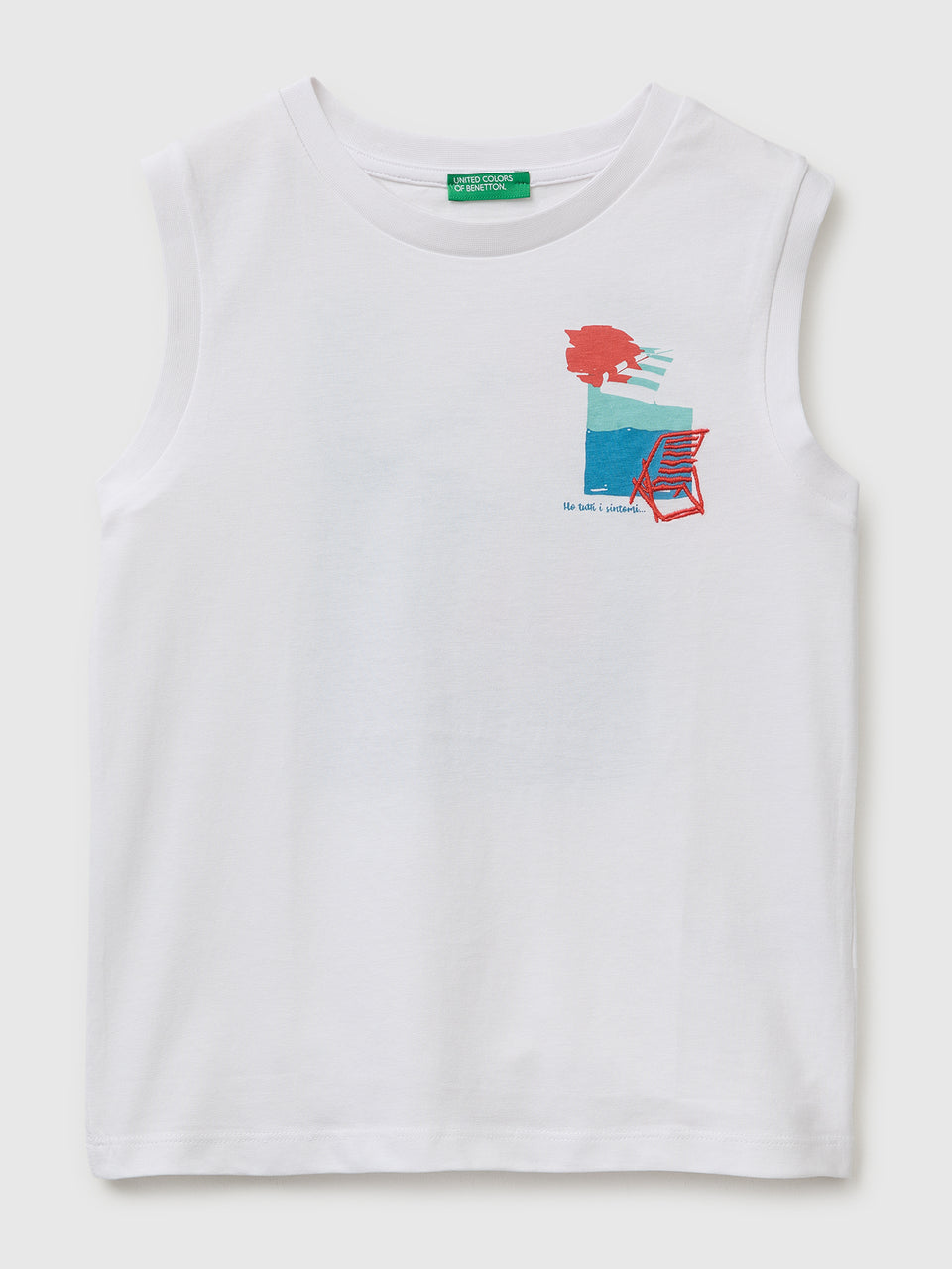 Tank top with print and embroidery - ucb_image_FS