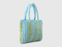 Bolsa de ráfia às riscas - ucb_image_BS