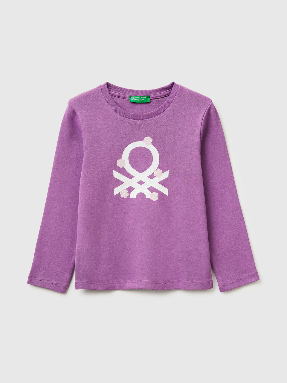 T-shirt in organic cotton with glittery logo - ucb_image_FS