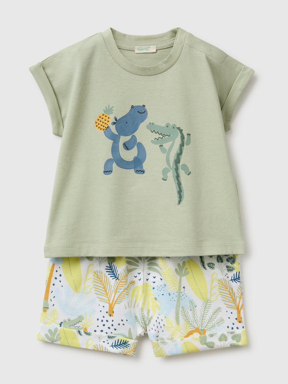 Printed t-shirt and shorts set - ucb_image_FS