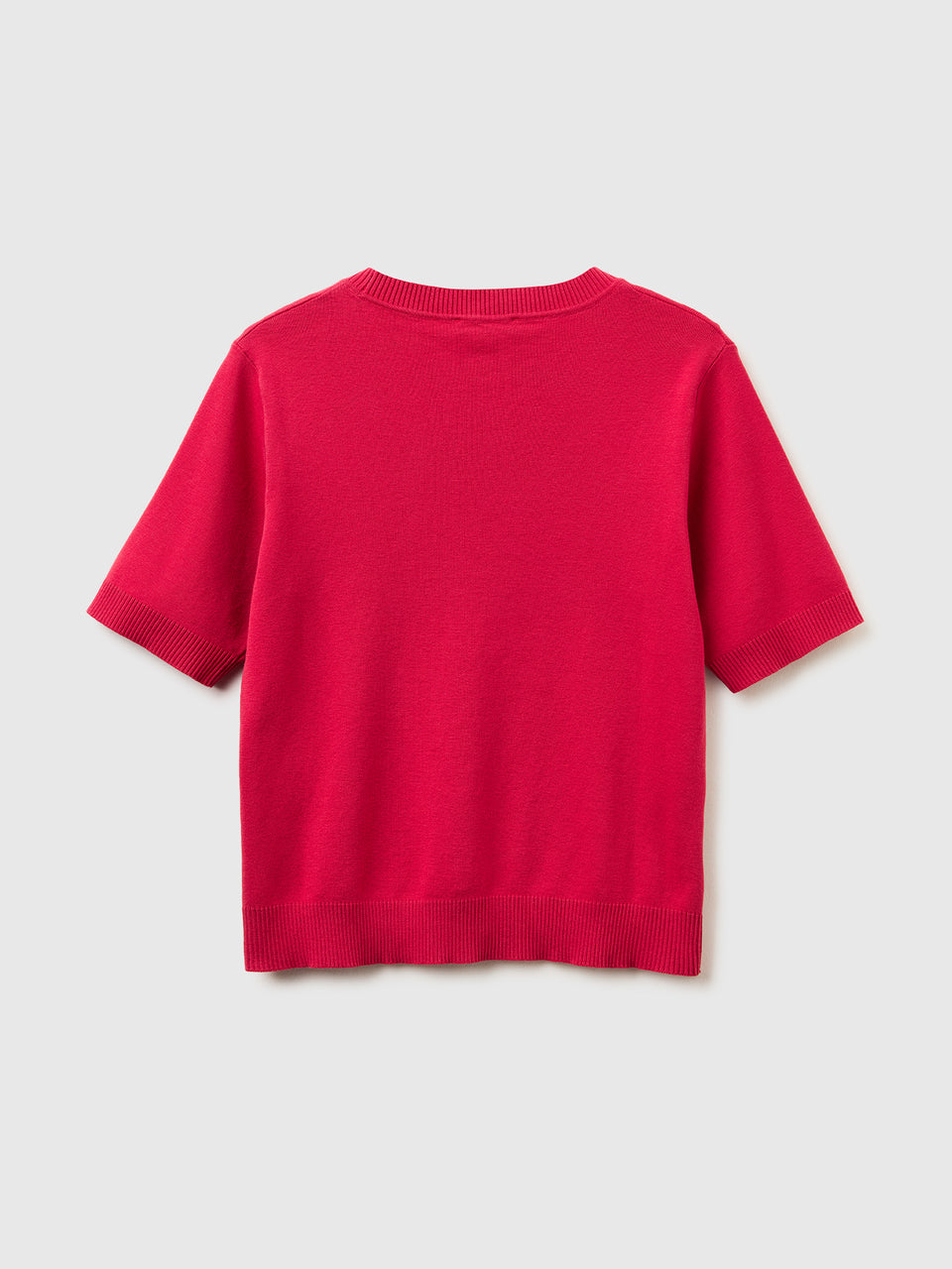 Camisola vermelho morango com manga curta - ucb_image_BS