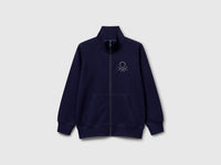 Pure cotton sweatshirt with zipper - ucb_image_FS
