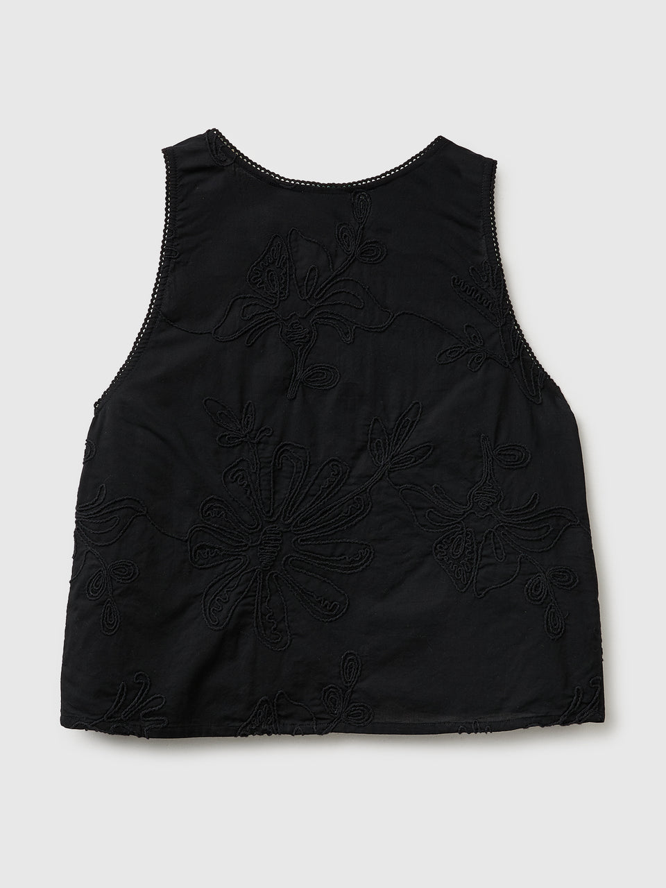 Tank top with floral embroidery - ucb_image_BS