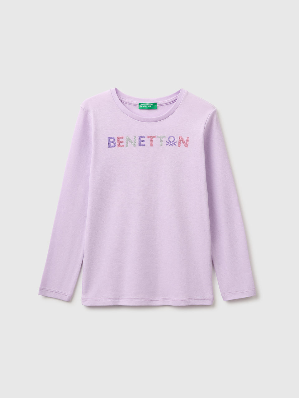 T-shirt de manga comprida com estampa glitter - ucb_image_FS