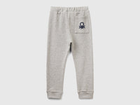 Cotton trousers with logo - ucb_image_BS