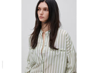 Camisa às riscas com gola coreana - ucb_image_FY