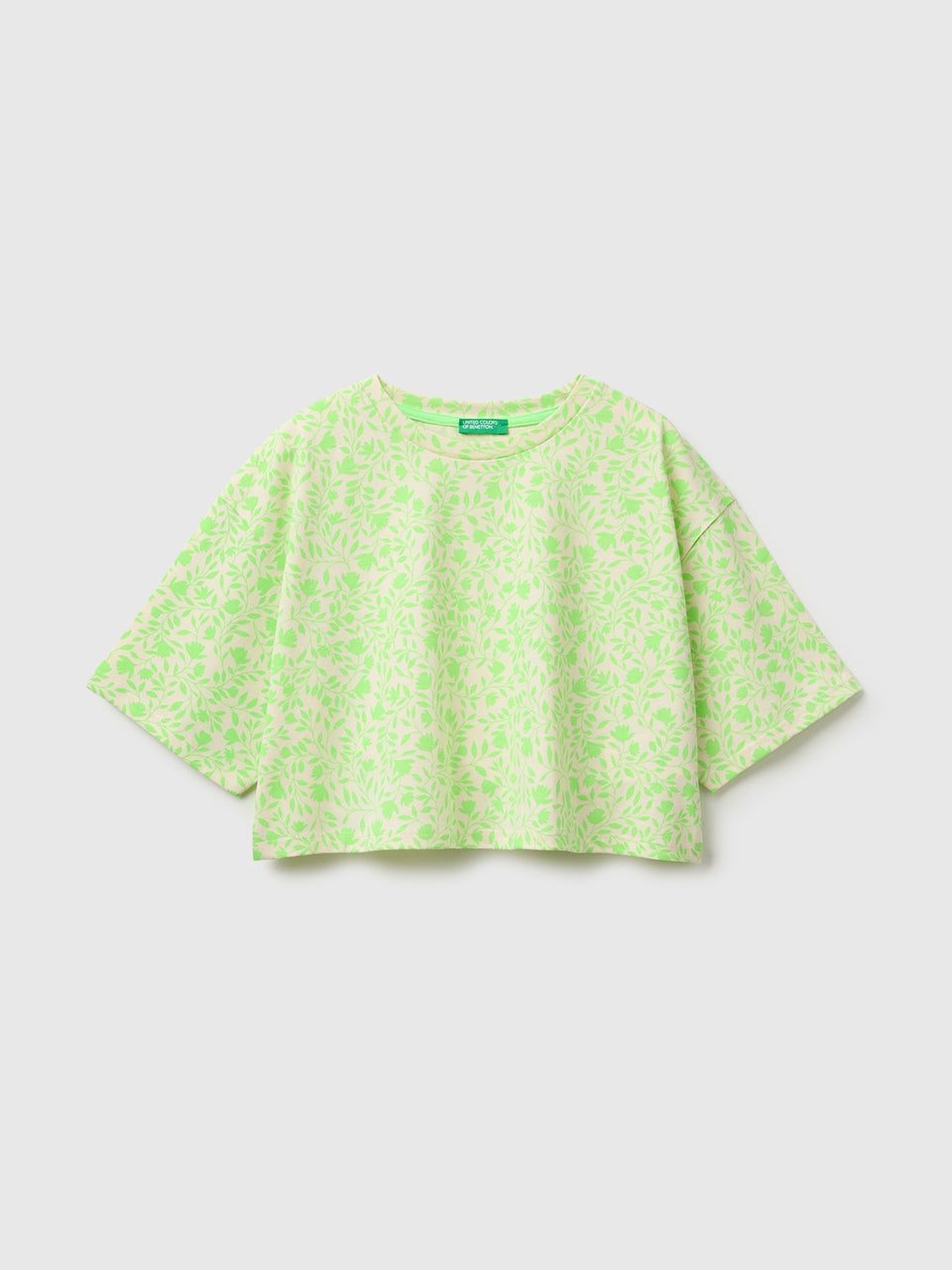 Printed cropped T-shirt - ucb_image_FS