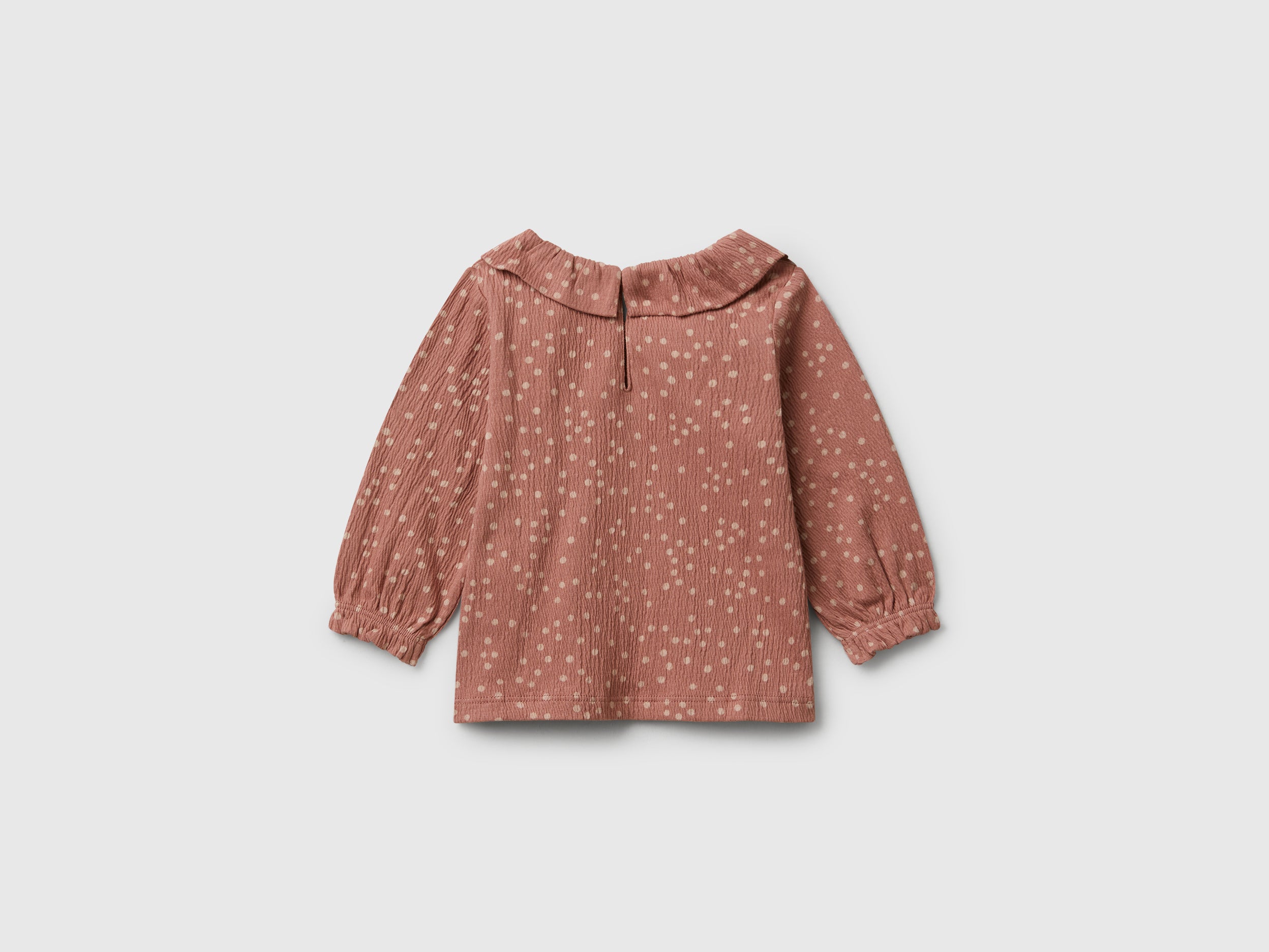 T-shirt às bolinhas com gola - ucb_image_BS