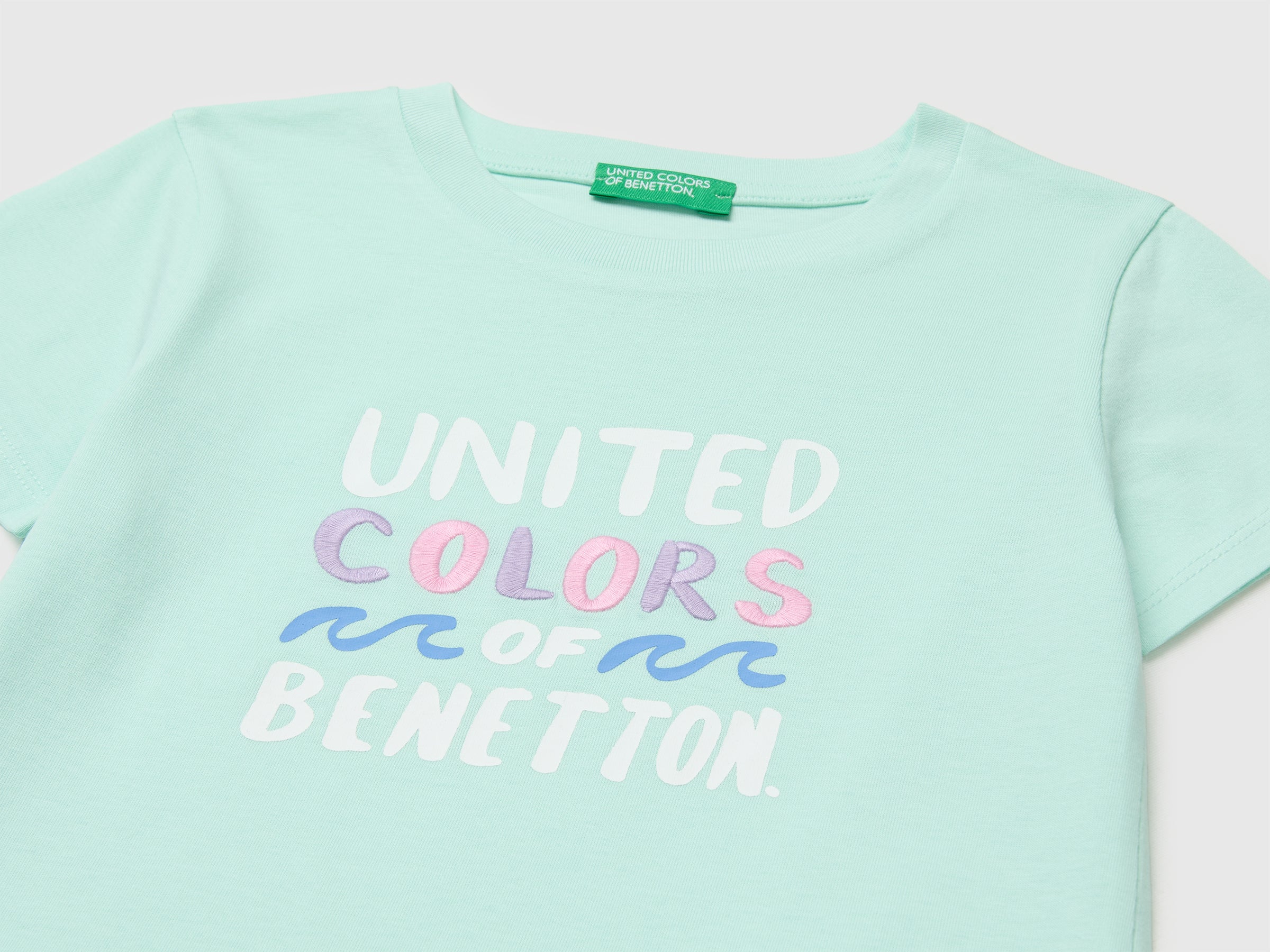 T-shirt with print and embroidery - ucb_image_DS1