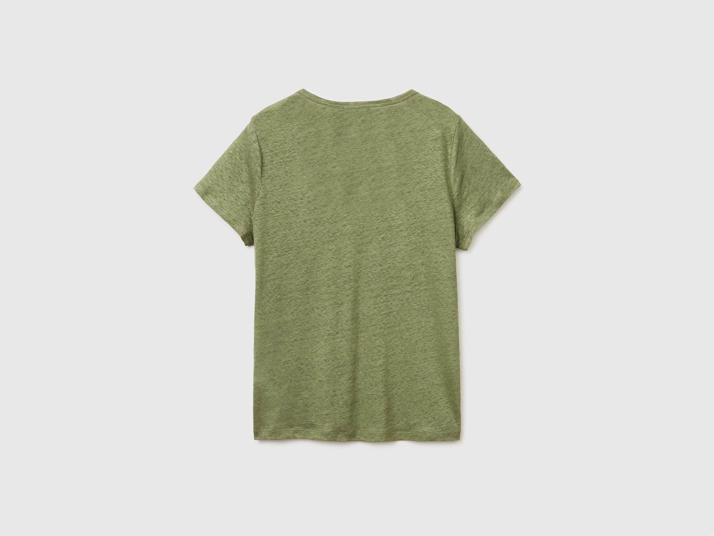 Round-neck T-shirt in pure linen - ucb_image_BS