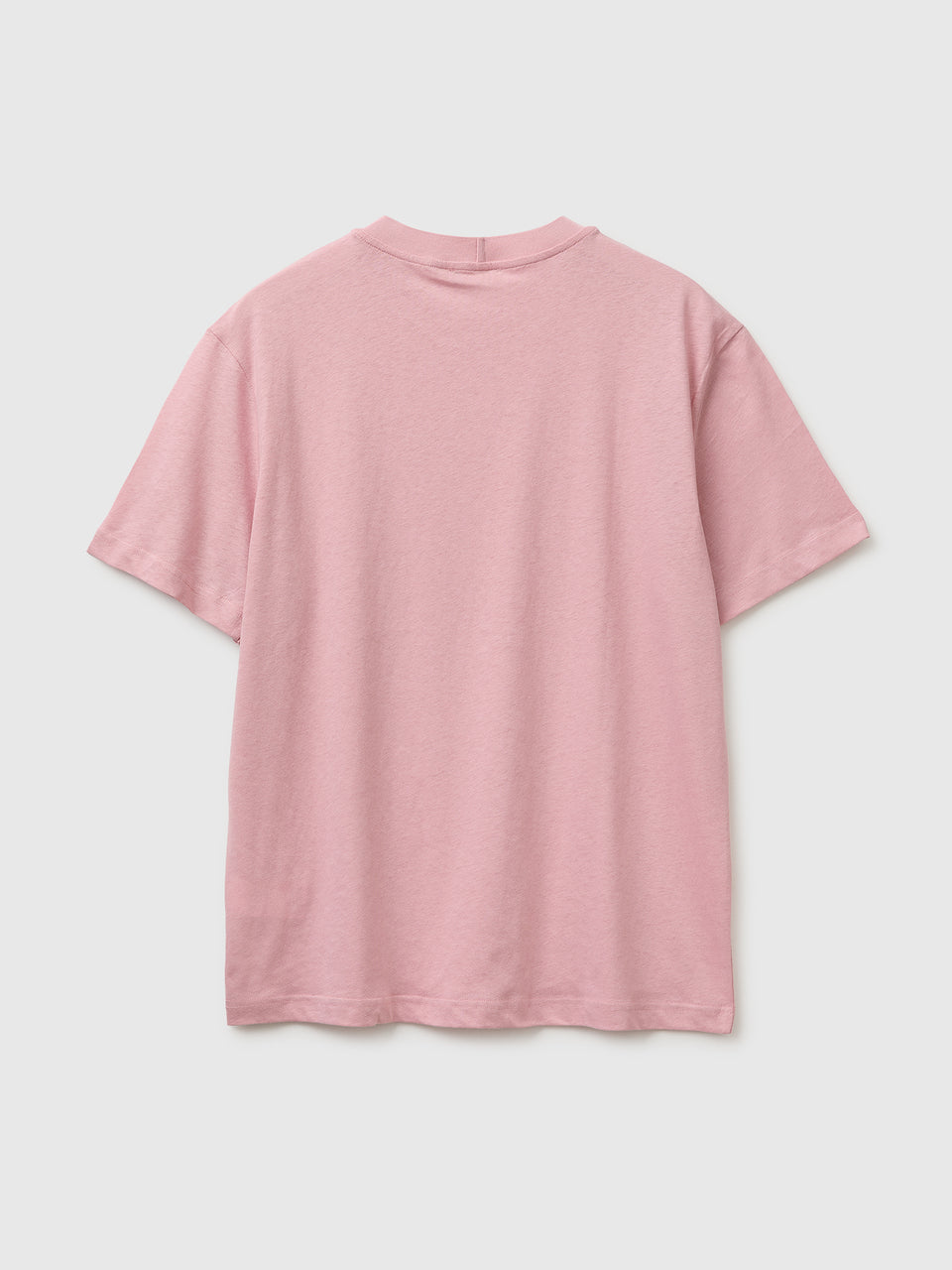 Crew neck T-shirt in linen blend - ucb_image_BS