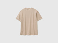 Crew neck T-shirt in linen blend - ucb_image_BS