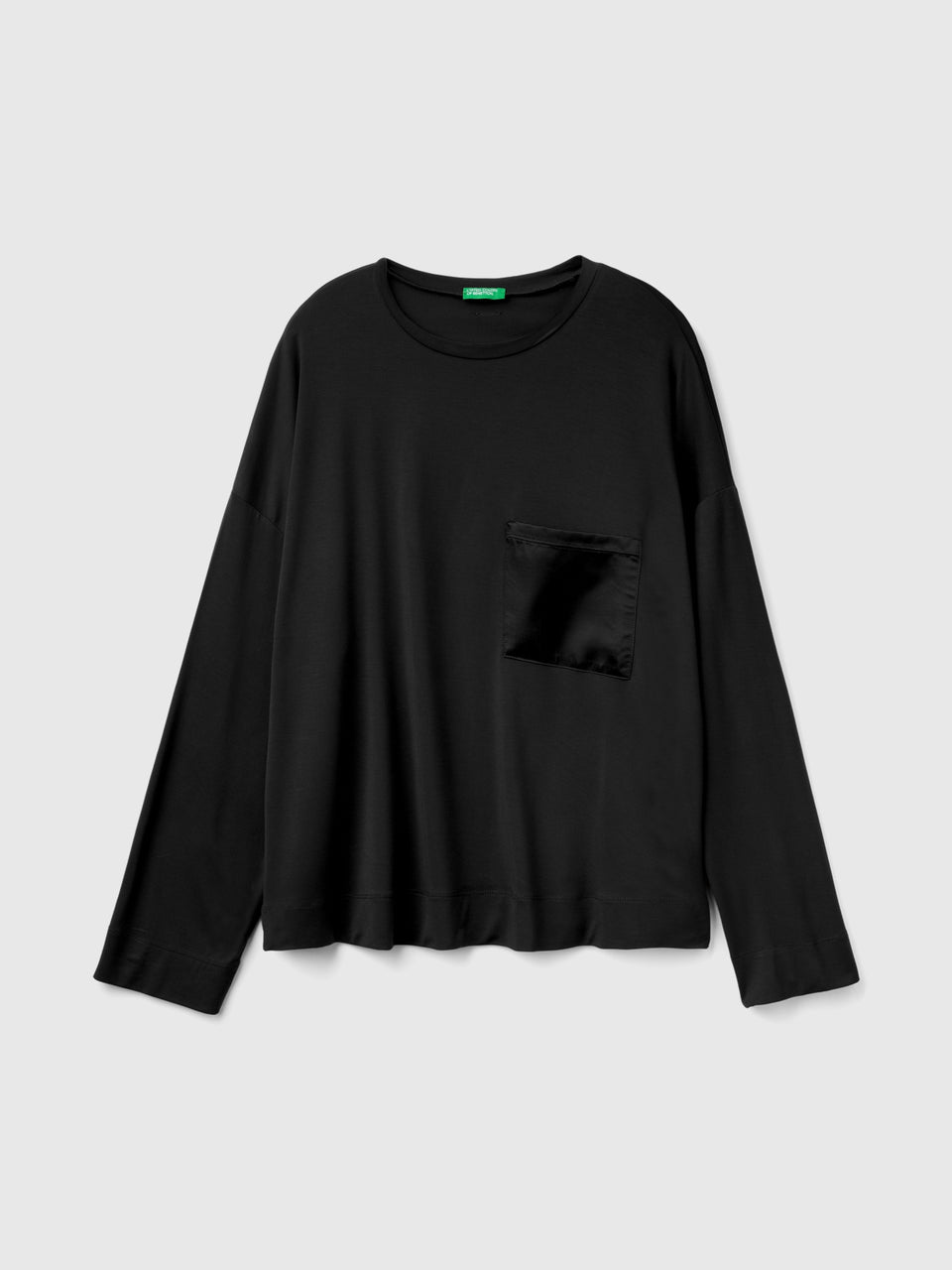 T-shirt com bolso pequeno em seda - ucb_image_FS