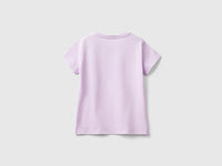 T-shirt com logótipo glitter em algodão orgânico - ucb_image_BS