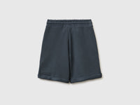 Bermuda shorts in pure cotton fleece - ucb_image_BS