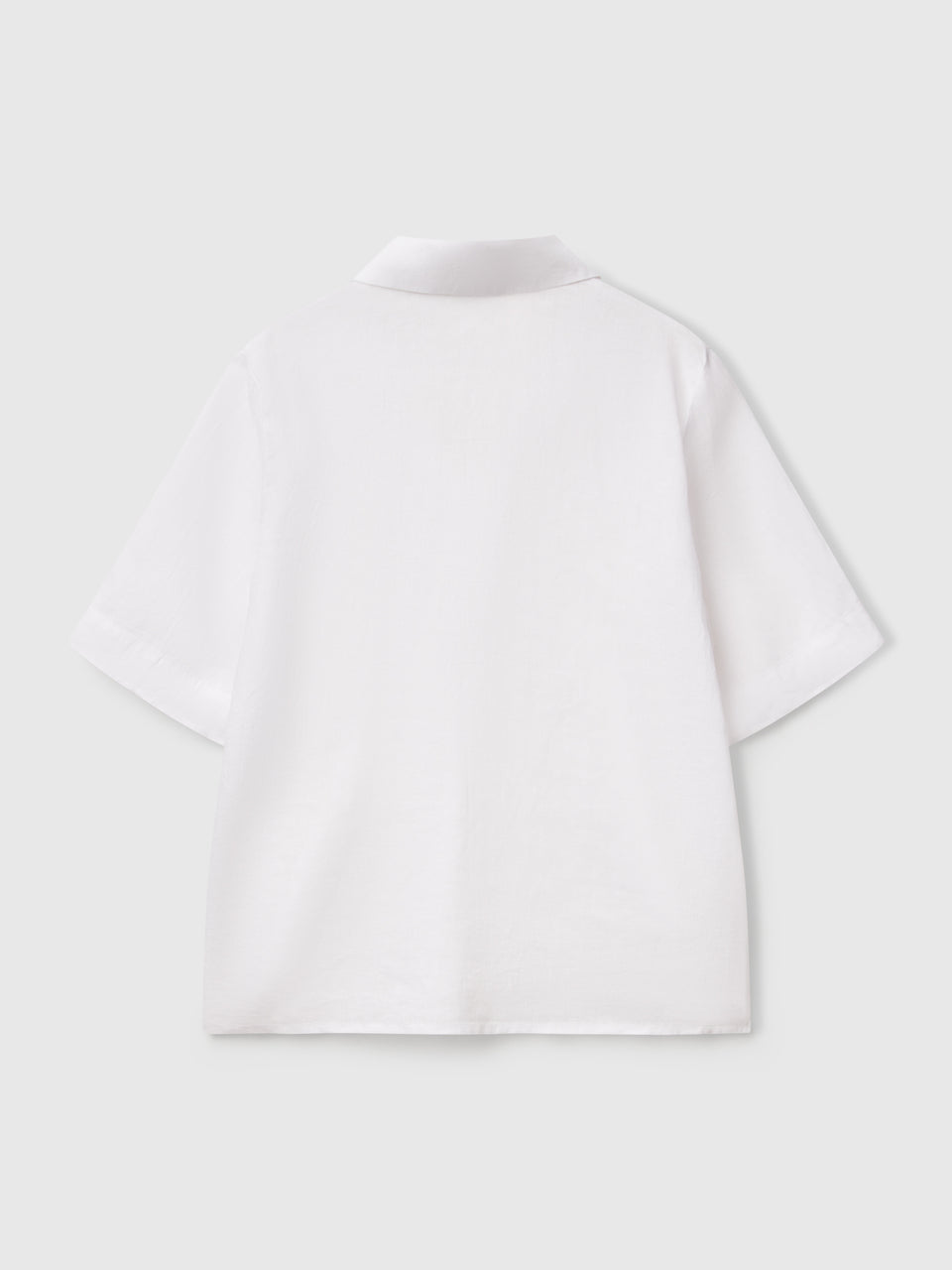 Blusa de manga curta em linho puro - ucb_image_BS