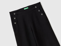 High-waisted trousers with buttons - ucb_image_DS1