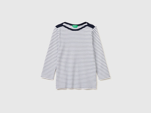 Striped t-shirt with boat neck - ucb_image_FS