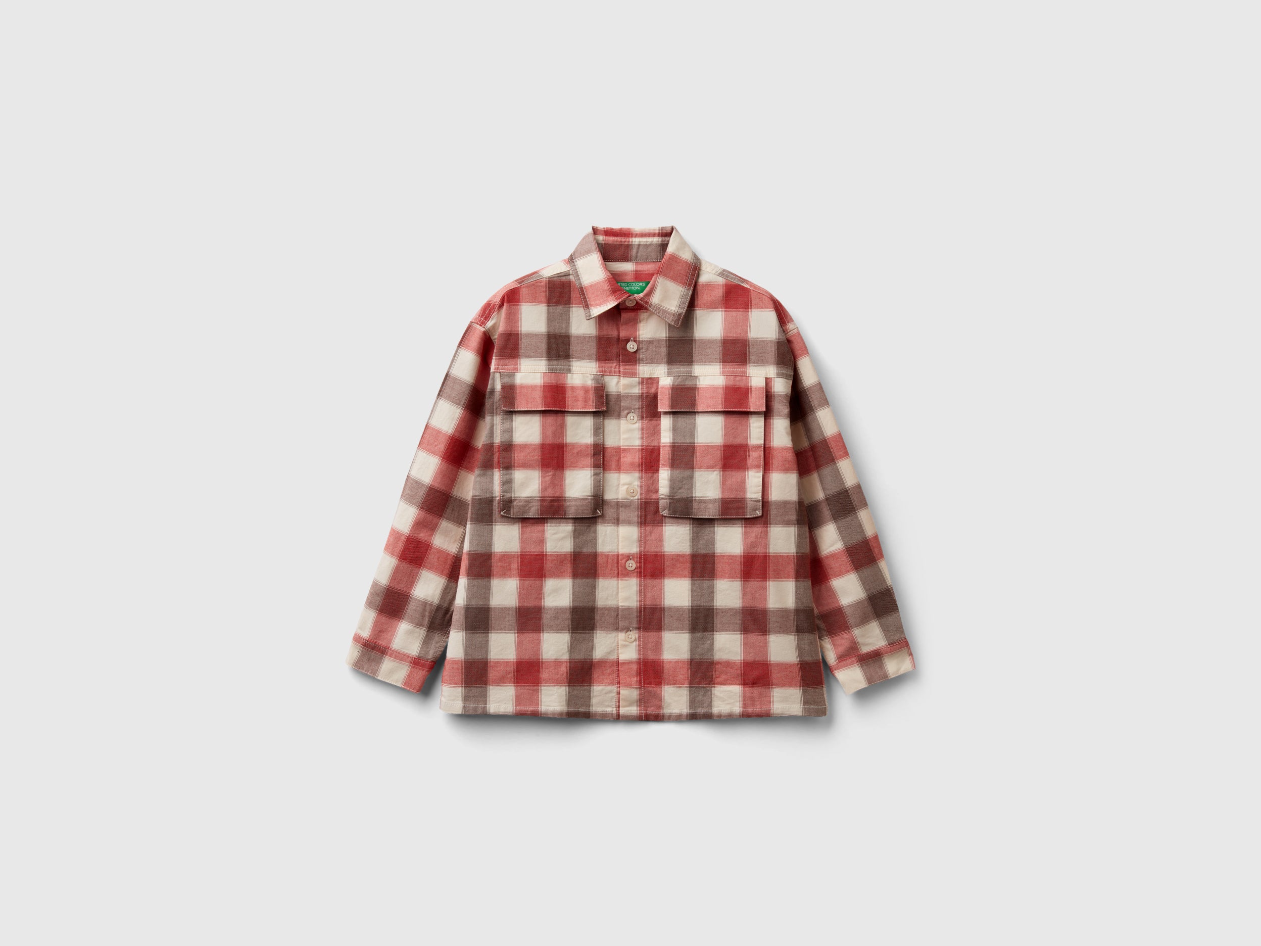 Camisa aos quadrados em algodão stretch - ucb_image_FS