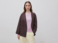 Blazer de abotoadura simples em 100% linho - ucb_image_F