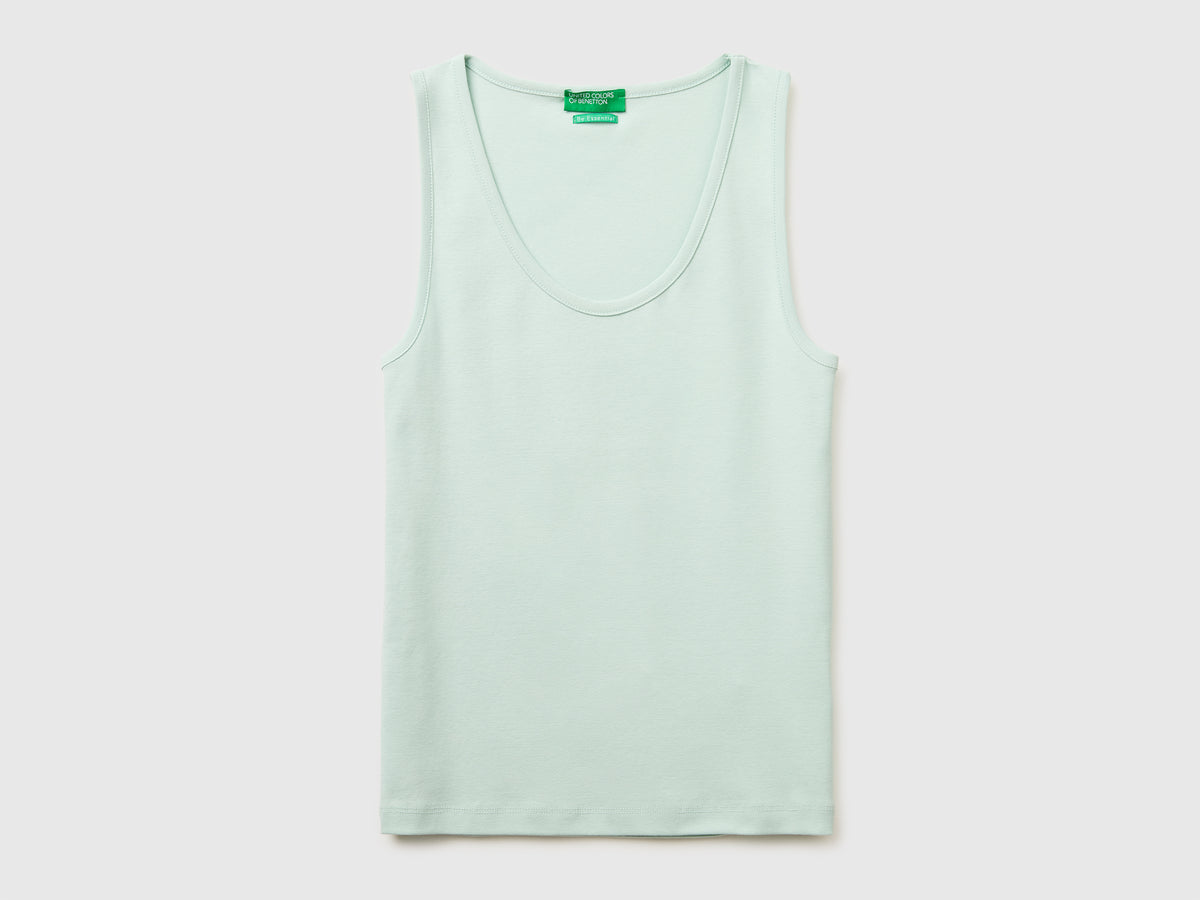Slim fit ribbed tank top - ucb_image_FS