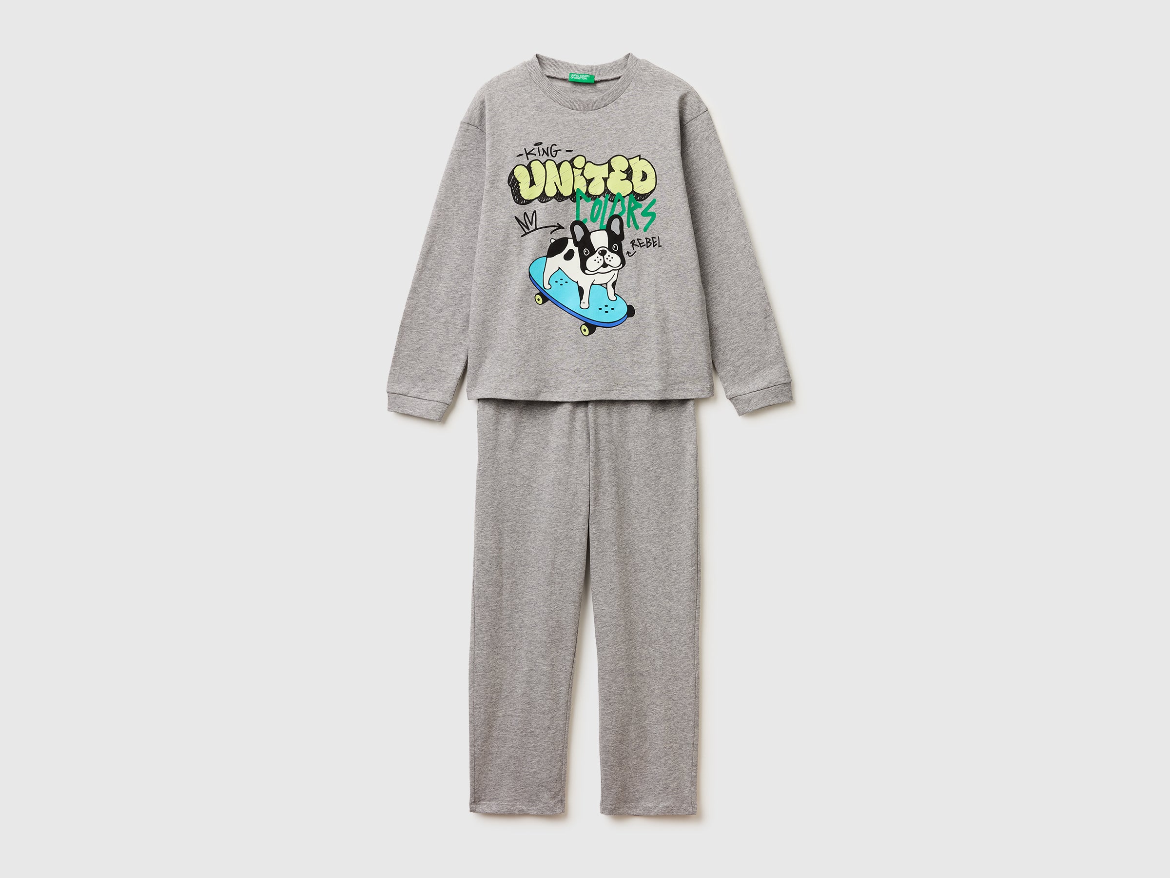 Soft pyjamas with logo print - ucb_image_FS