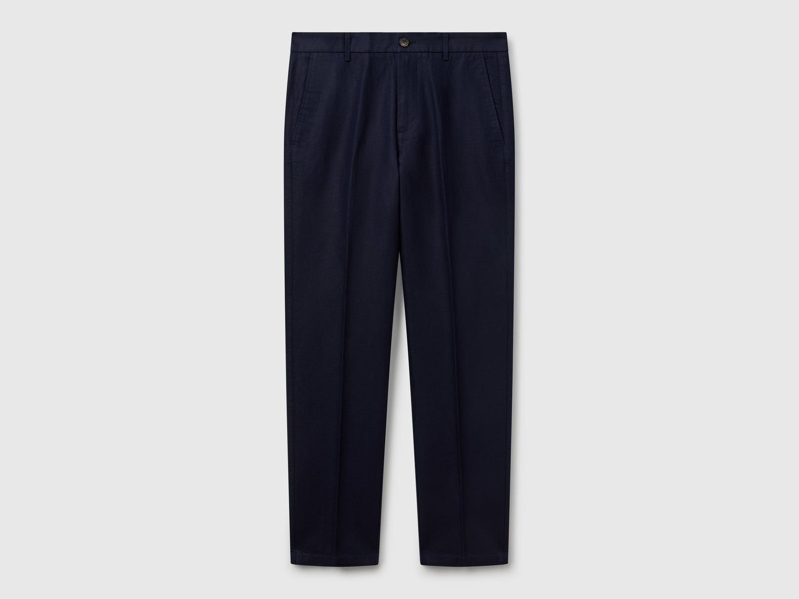 Chinos slim fit em mistura de linho - ucb_image_FS