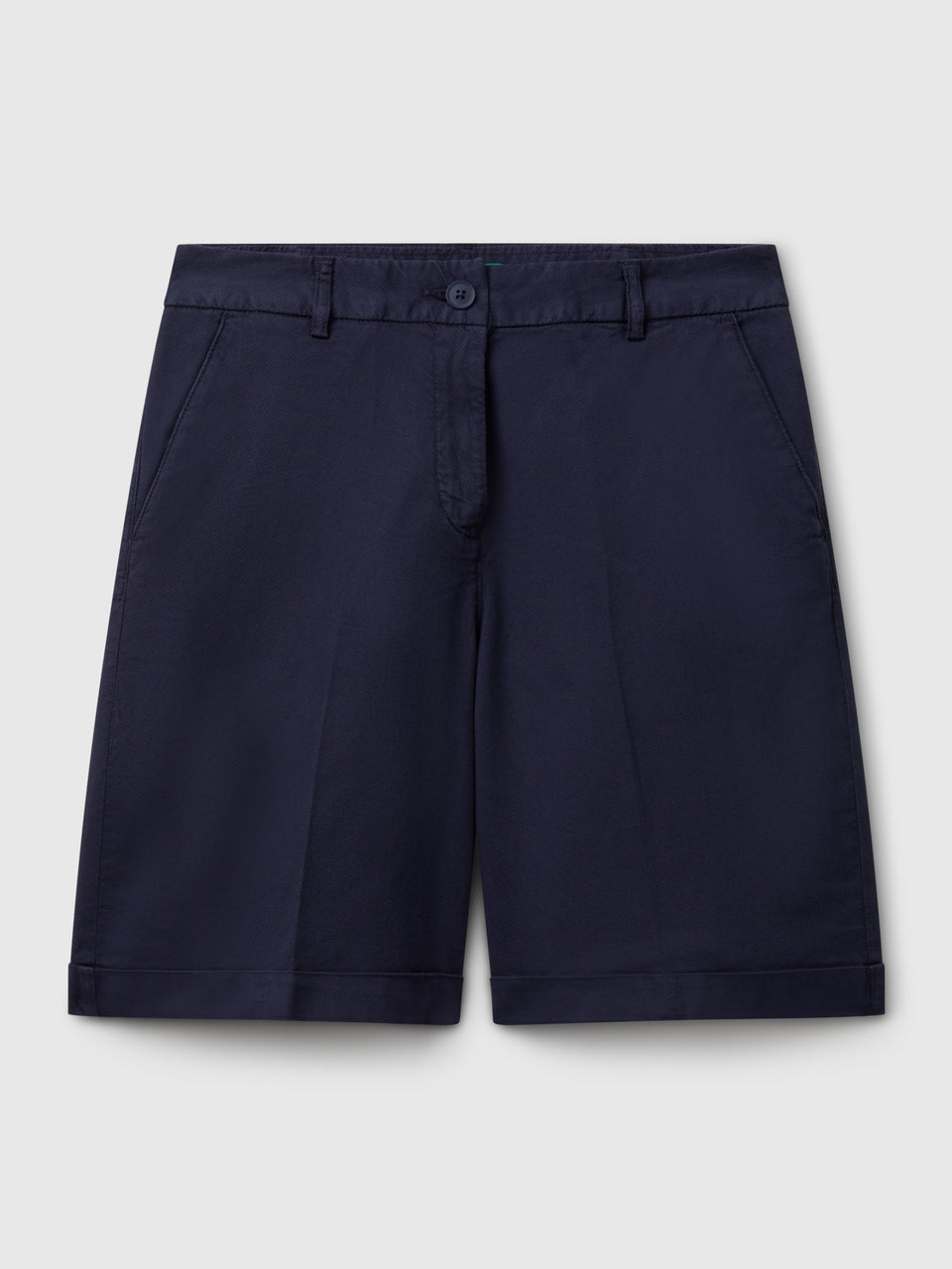 Bermudas with cuff in stretch cotton - ucb_image_FS