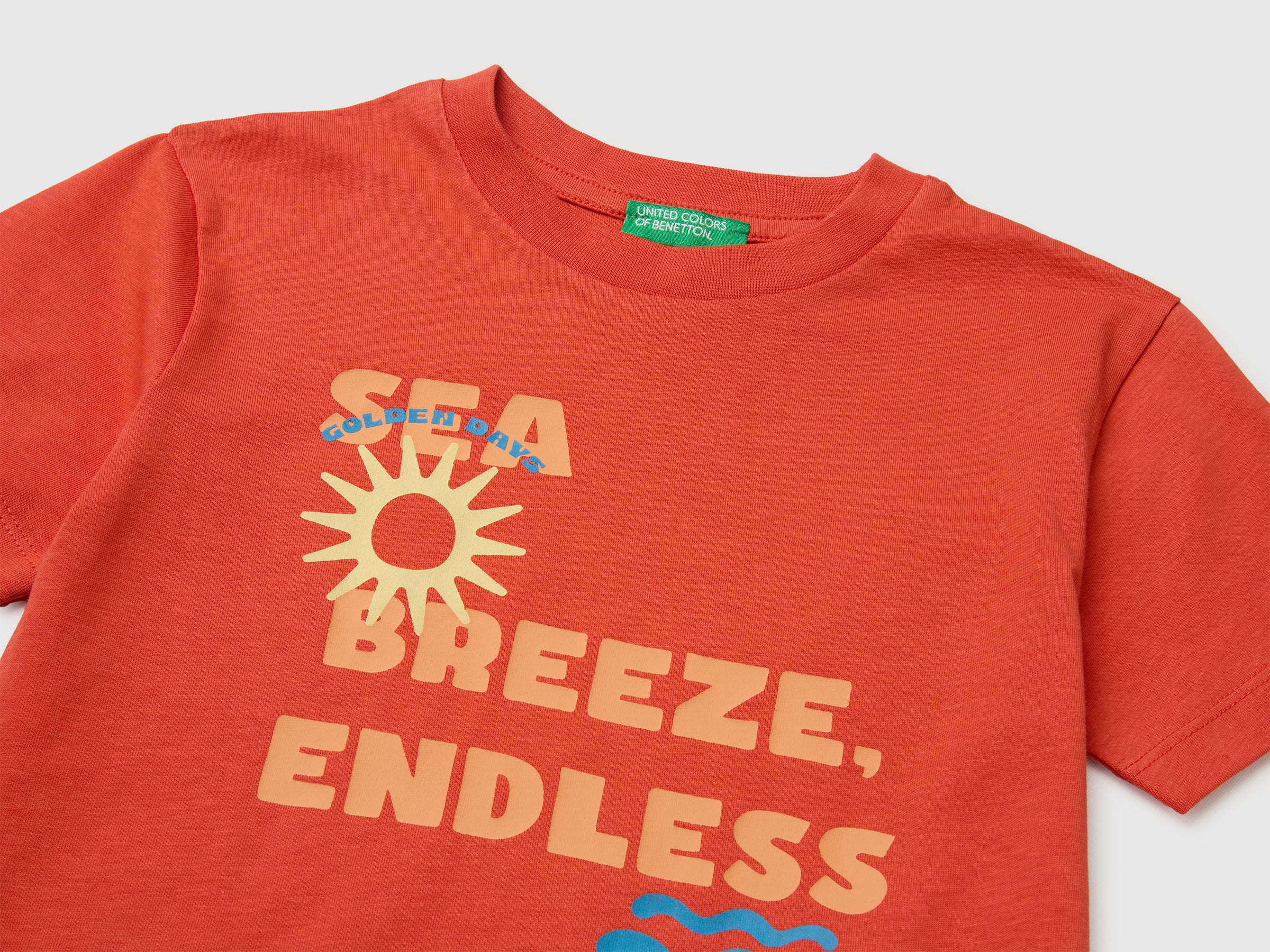 Crew neck T-shirt with print - ucb_image_DS1