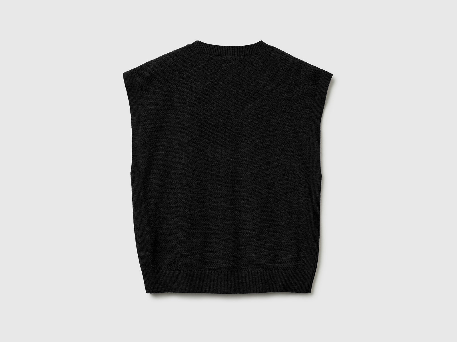 Sleeveless linen blend sweater - ucb_image_BS