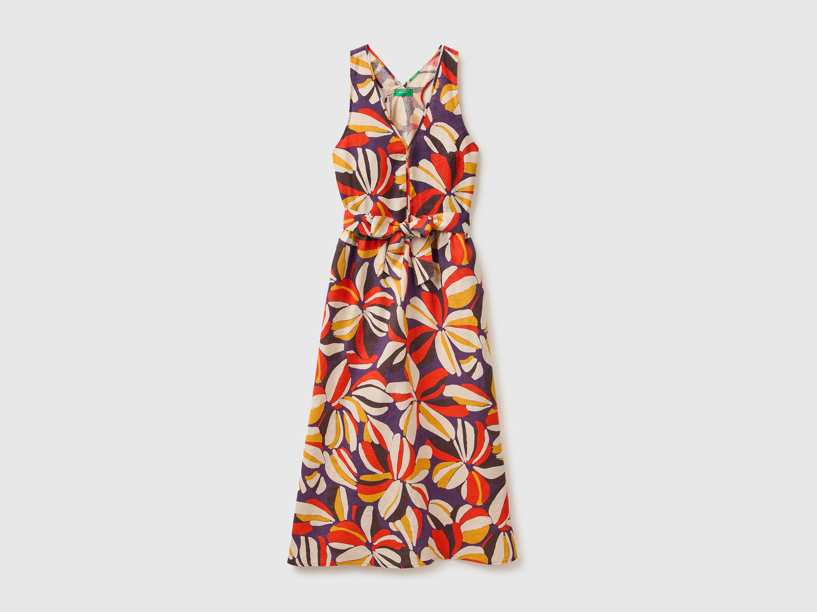Vestido estampado em linho puro - ucb_image_FS