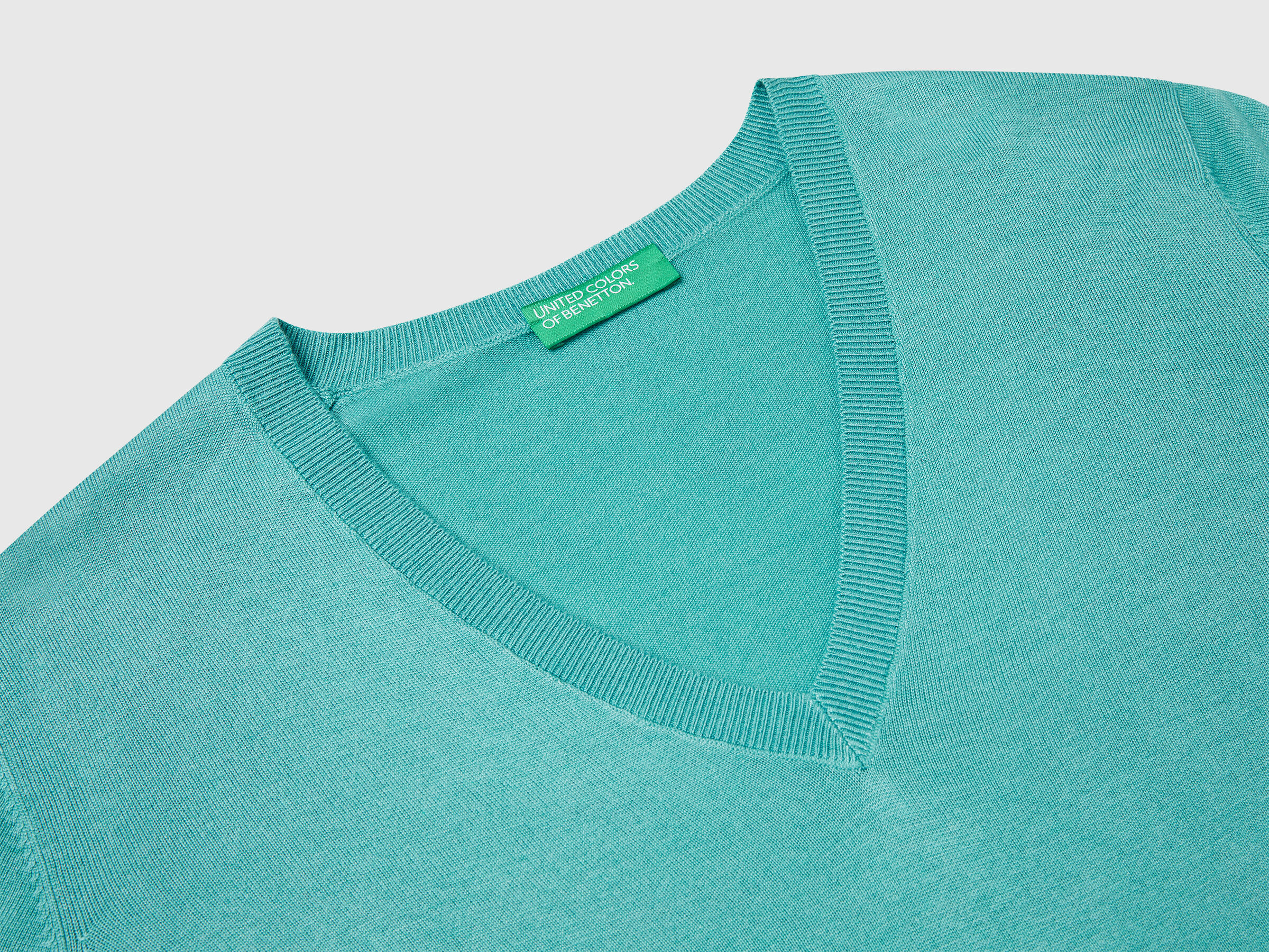 V NECK SWEATER L/S Femme image number 5