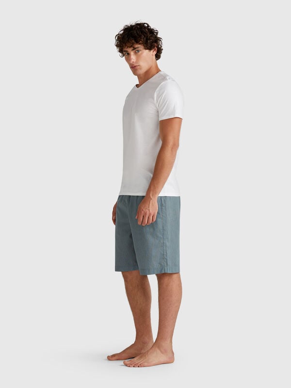 Bermuda rayé Homme