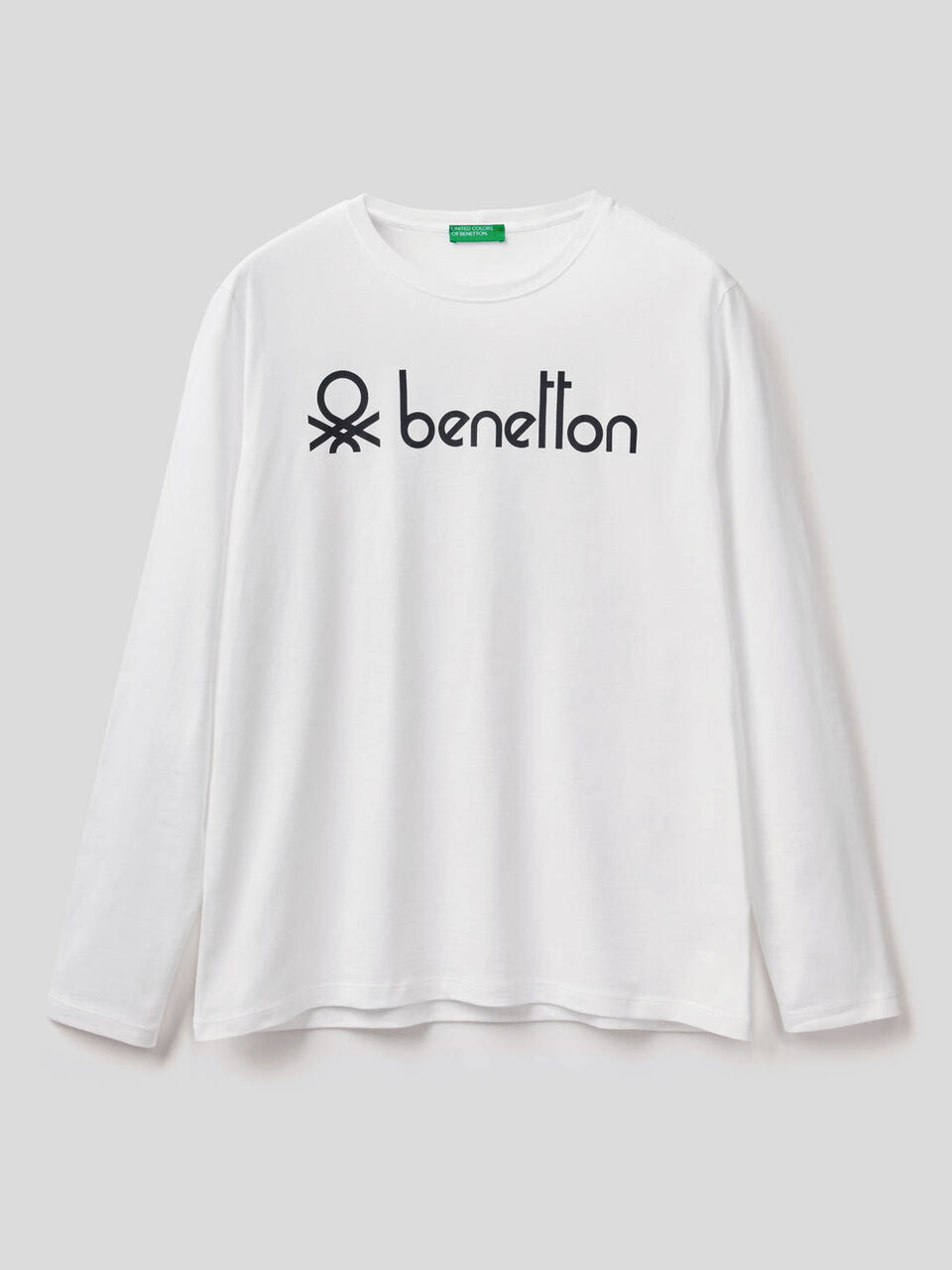 T-shirt manches longues avec logo imprimé image number 1