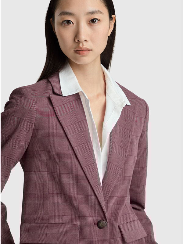 Blazer Prince de Galles Femme