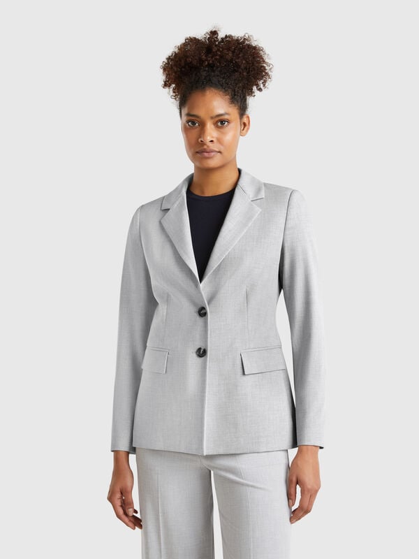 Blazer coupe slim Femme