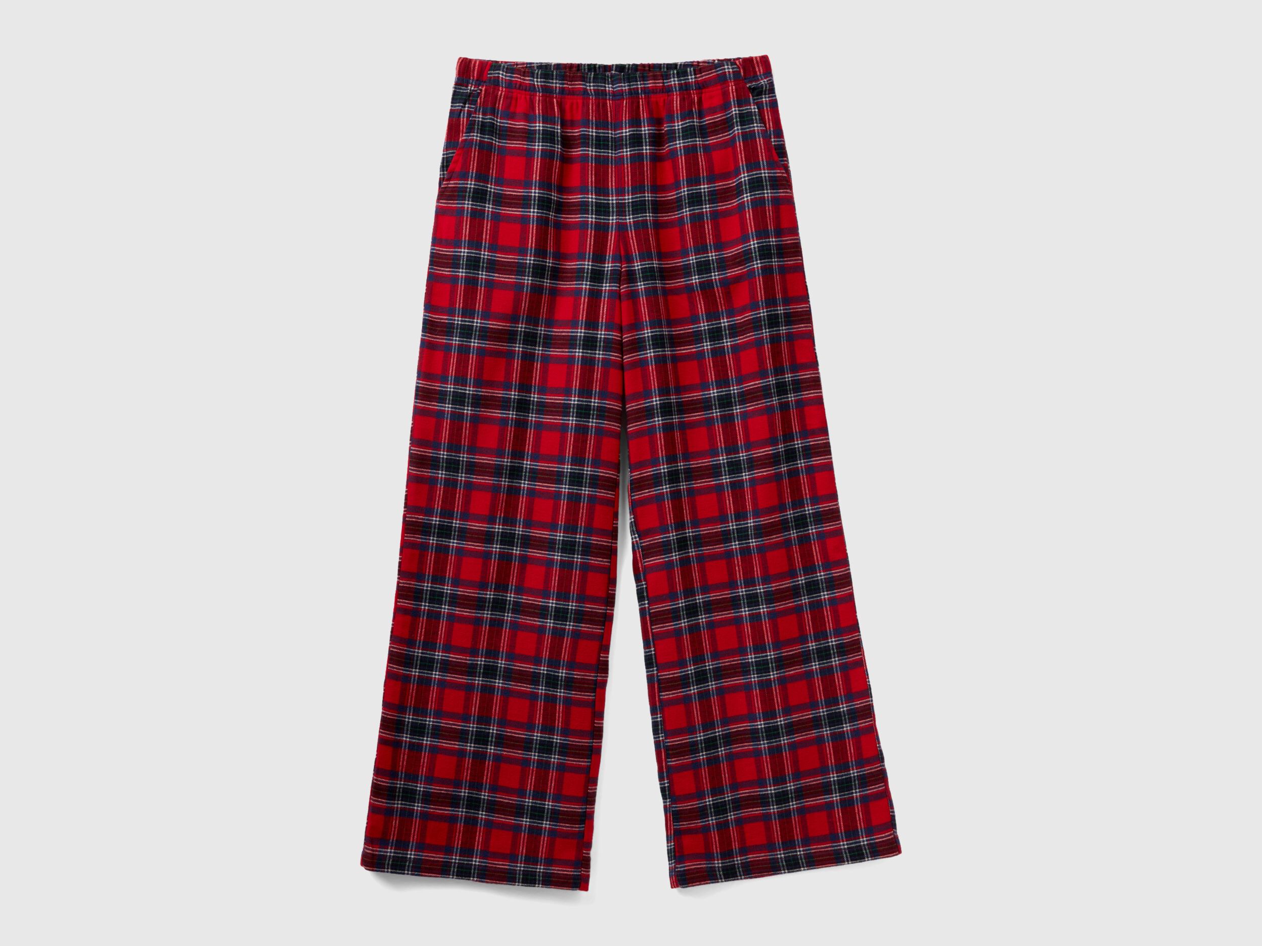 Pantalon tartan store rouge femme