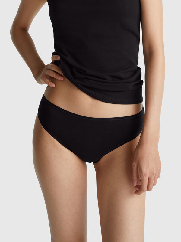 Slip en coton extensible Femme