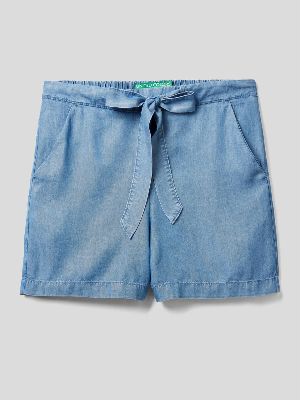 Short fluide effet jeans image number 1