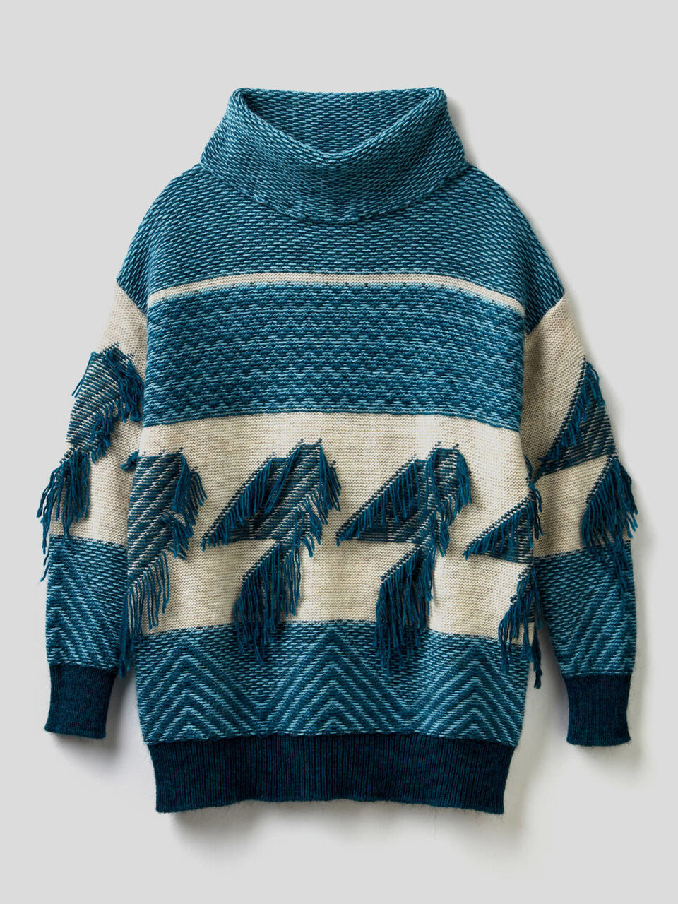 Pull maille jacquard image number 1