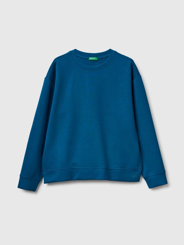 Sweat-shirt en mélange de modal Femme
