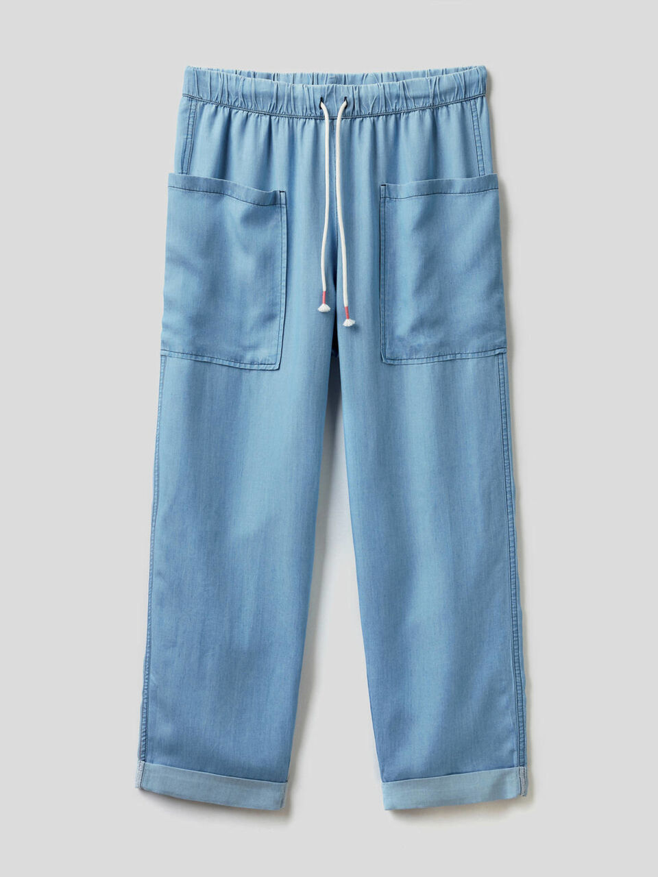 Pantalon fluide effet jeans image number 1