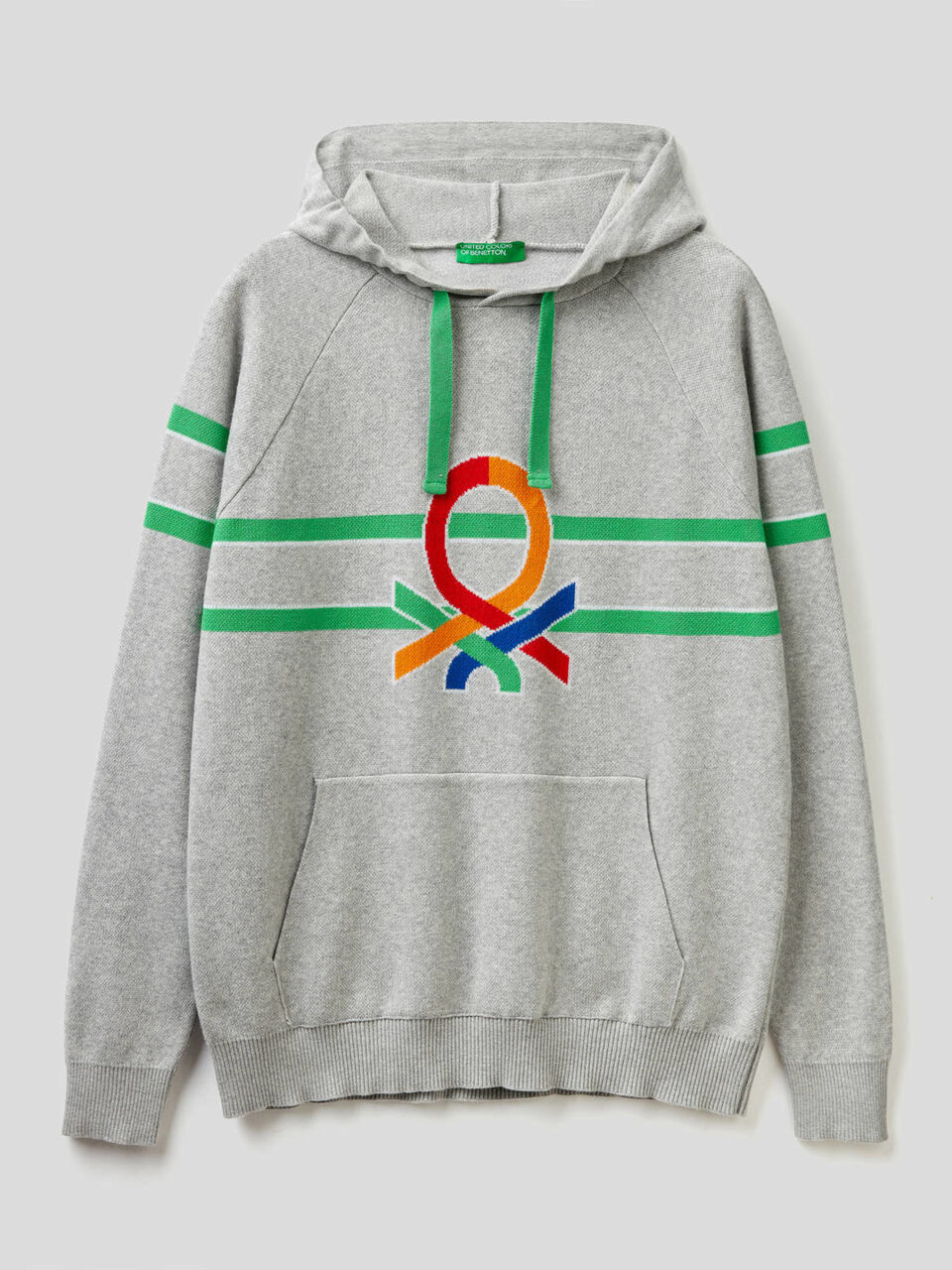 Pull à capuche et logo multicolore image number 1
