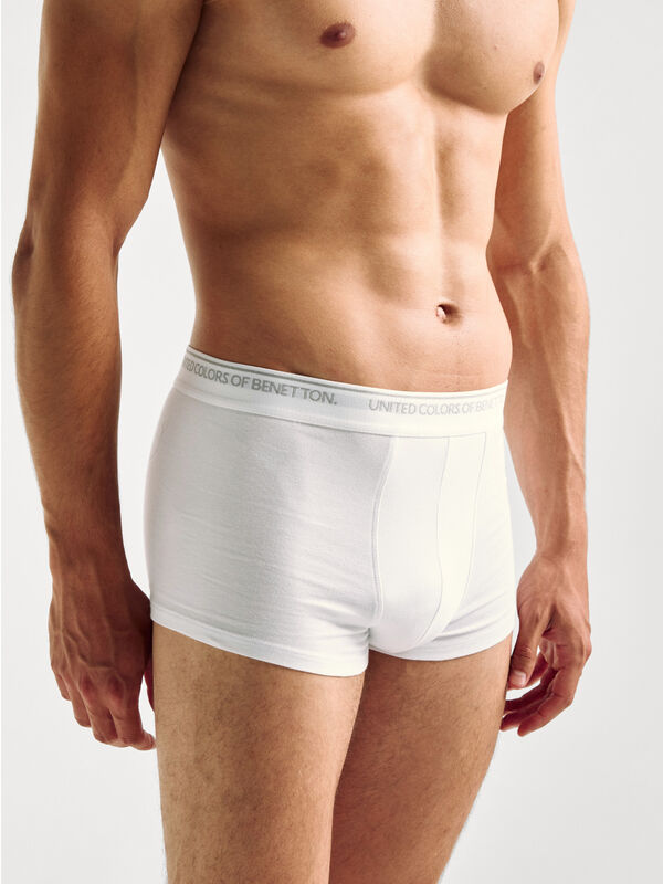 Boxer en coton extensible Homme