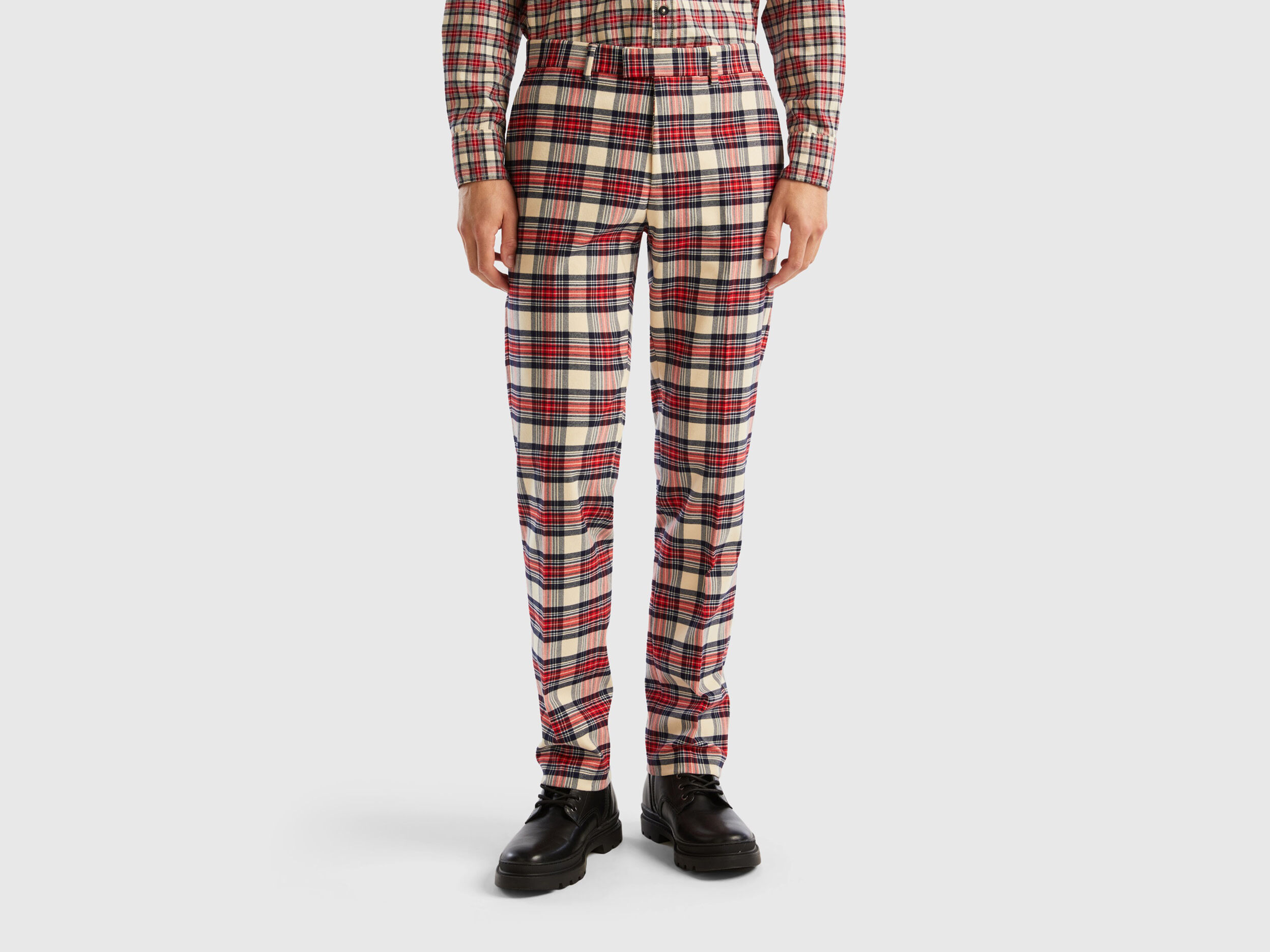 Pantalon homme tartan deals